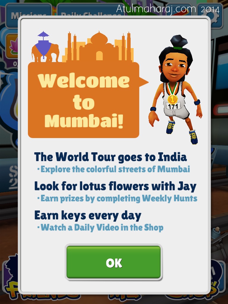 what did you collect in subway surfers cairo weekly hunt