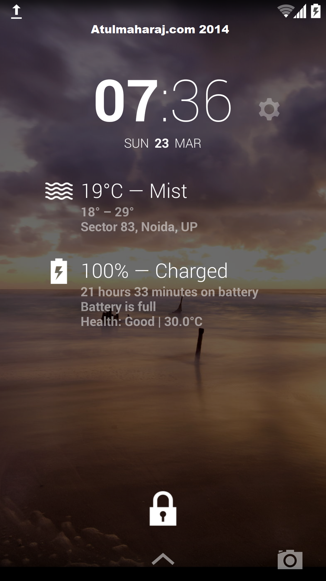 Dash Clock Widget on Nexus 5