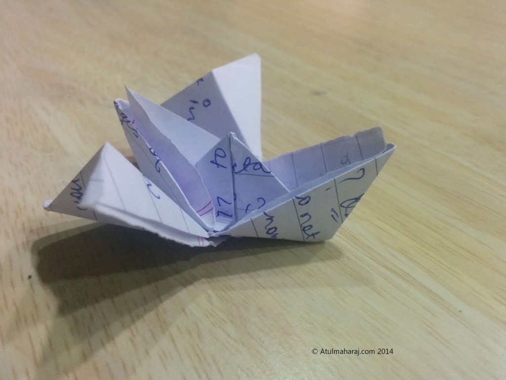 Flying Boat - Origami.