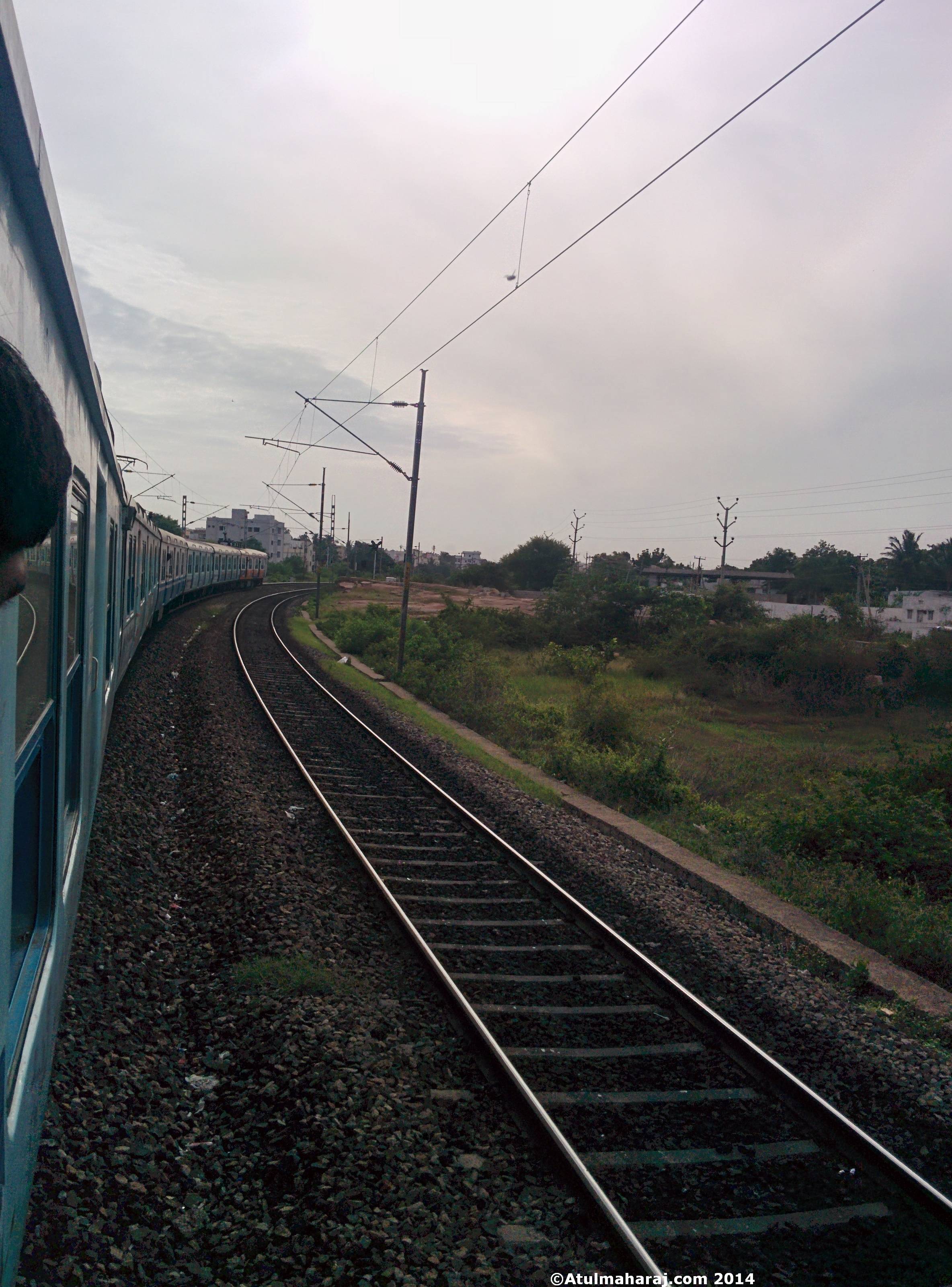 Hyderabad MMTS chugging away...