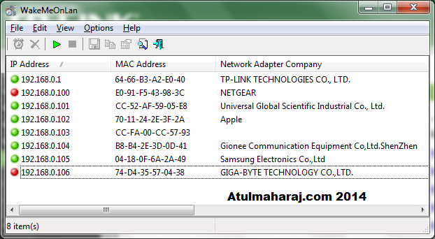 Wake On LAN - tool to remotely boot up your PC.