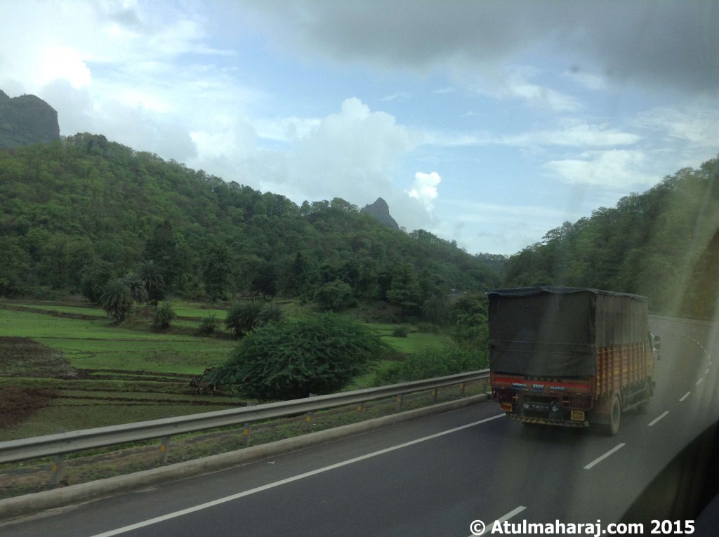 Mesmerizing Western Ghats near Mumbai, enroute to Bengaluru