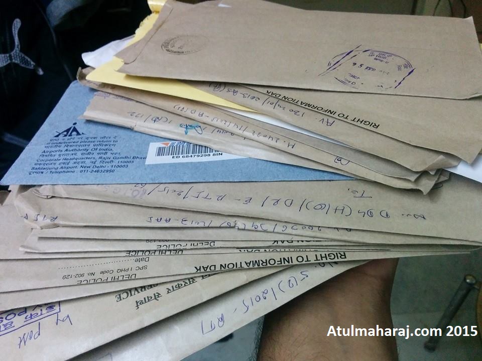 Flurry of RTI letters received.