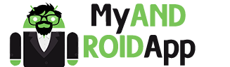 MyAndroidApp. in Logo. 