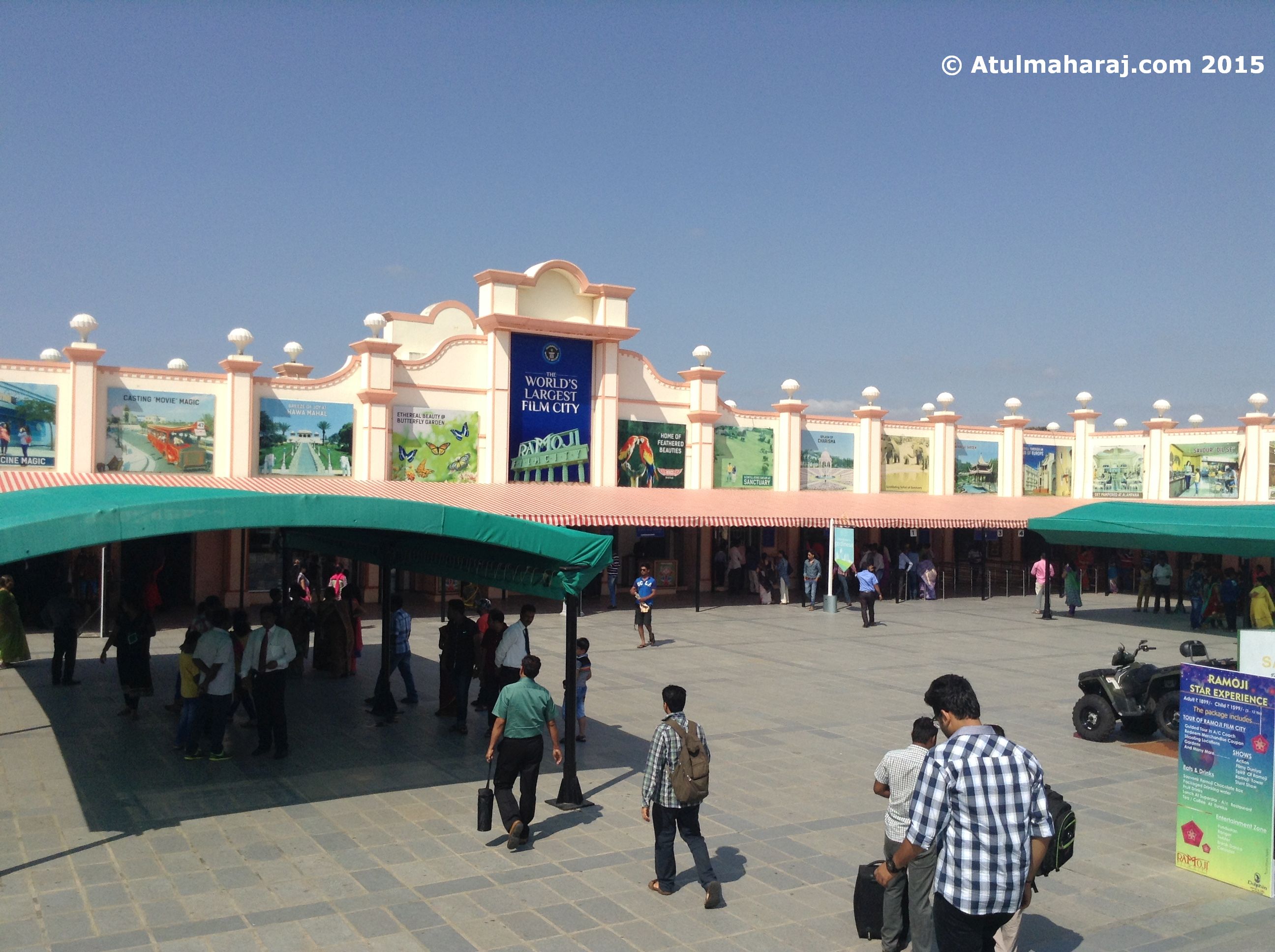 Ramoji Film City entrance.