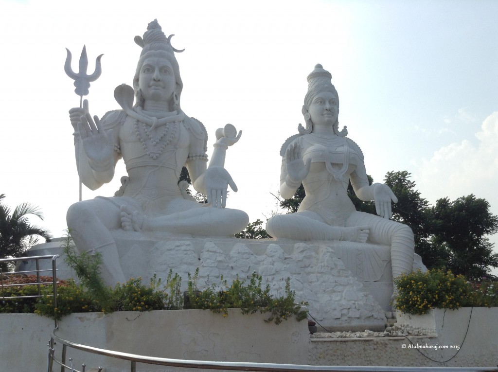 Shiva Parvati idol at Kailasagiri.