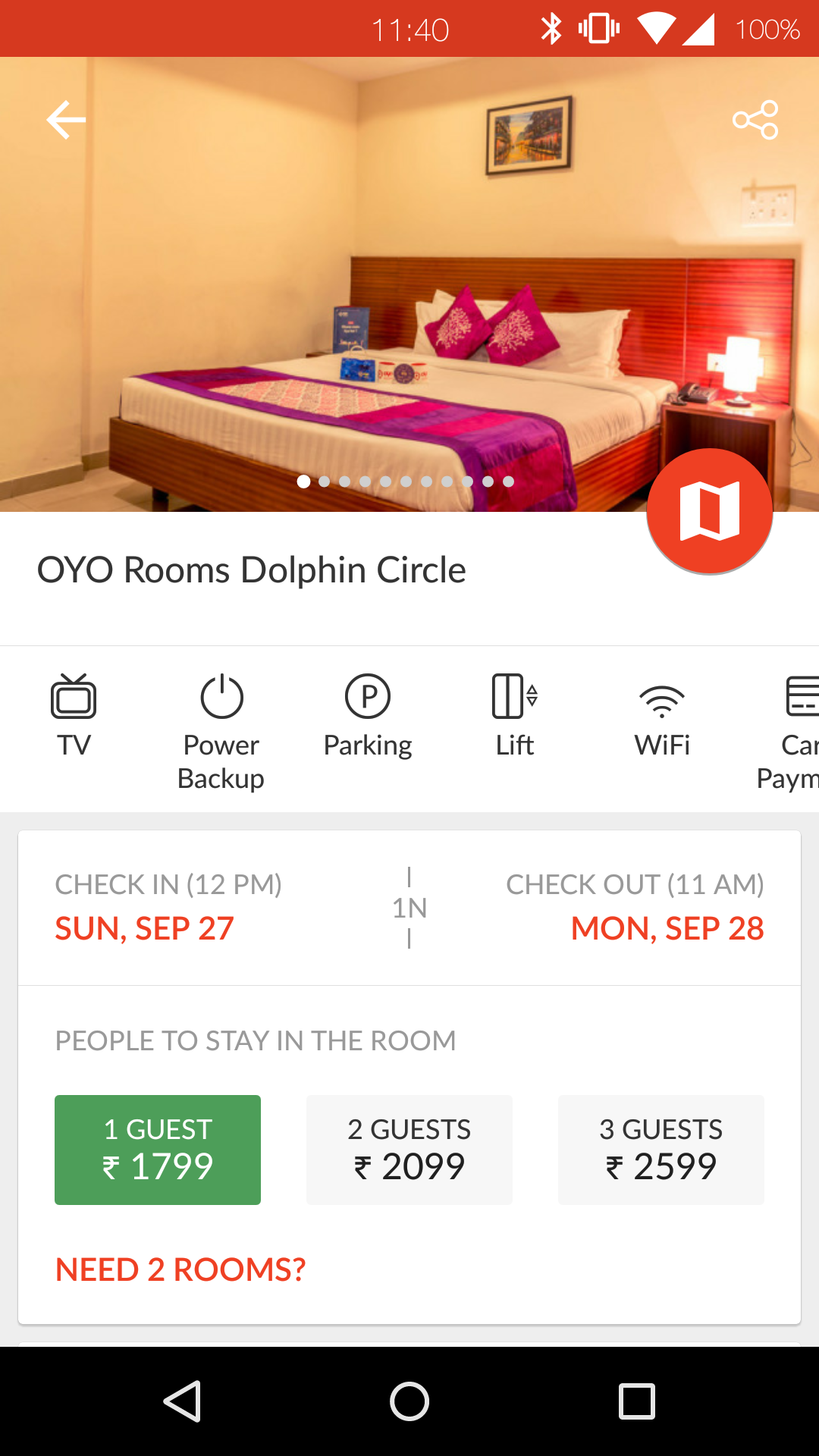 Oyo Rooms helped me get that perfect room at perfect price !