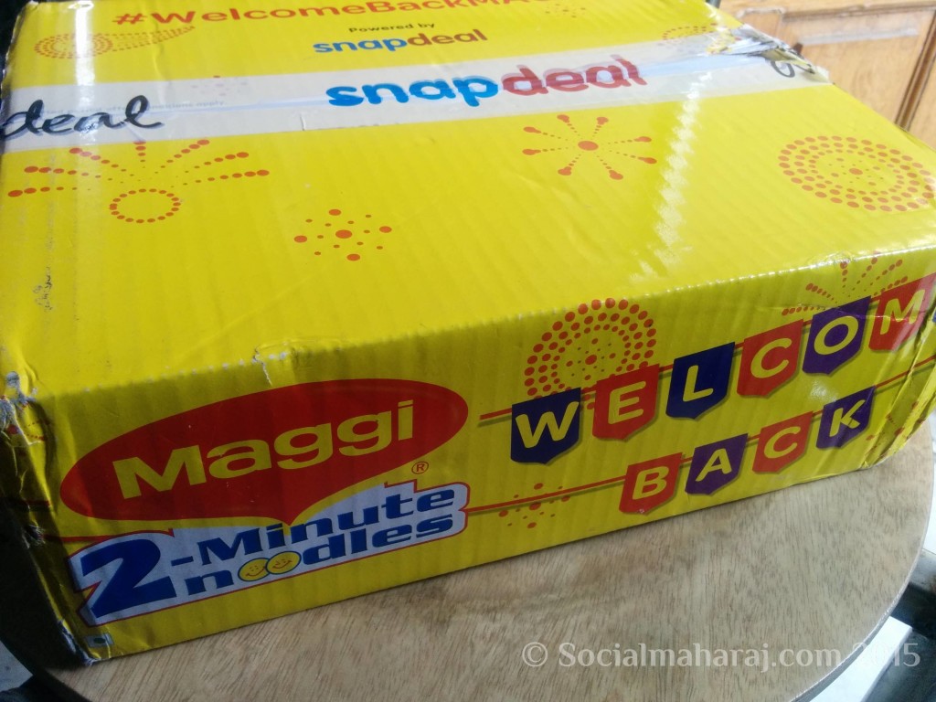 Maggi Welcome Kit by SnapDeal