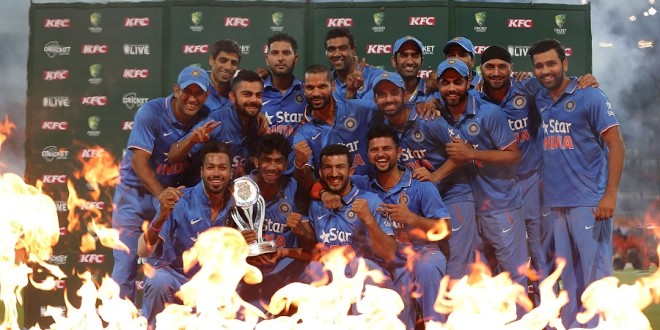 The T20 Champions. Image Courtesy: ESPNCricinfo