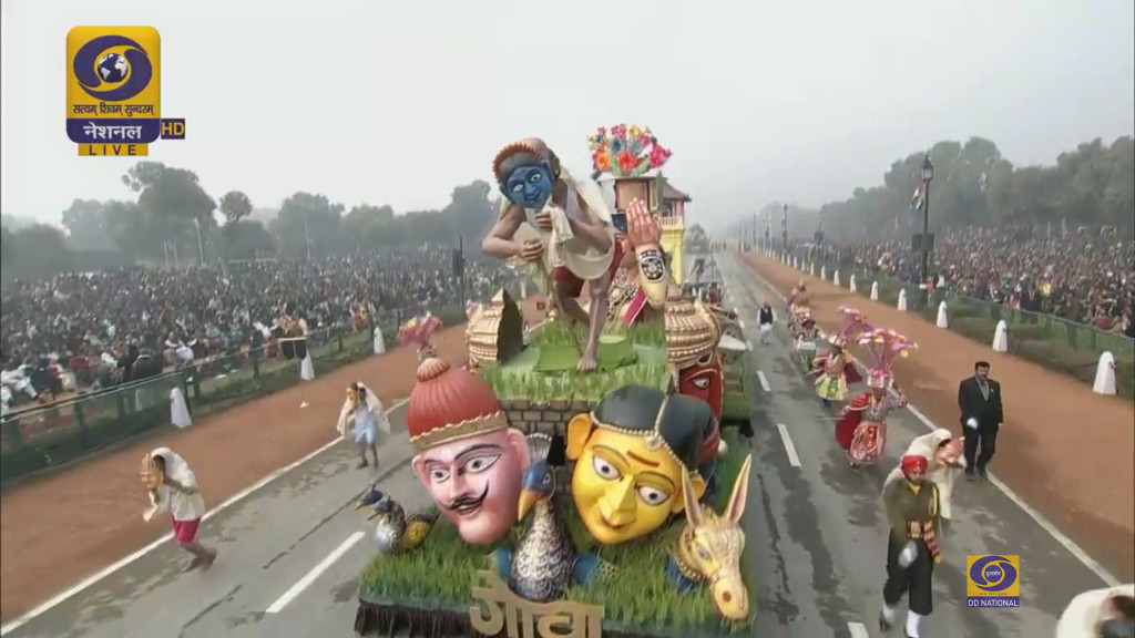Goa at Republic Day parade. Image Courtesy: Doordarshan