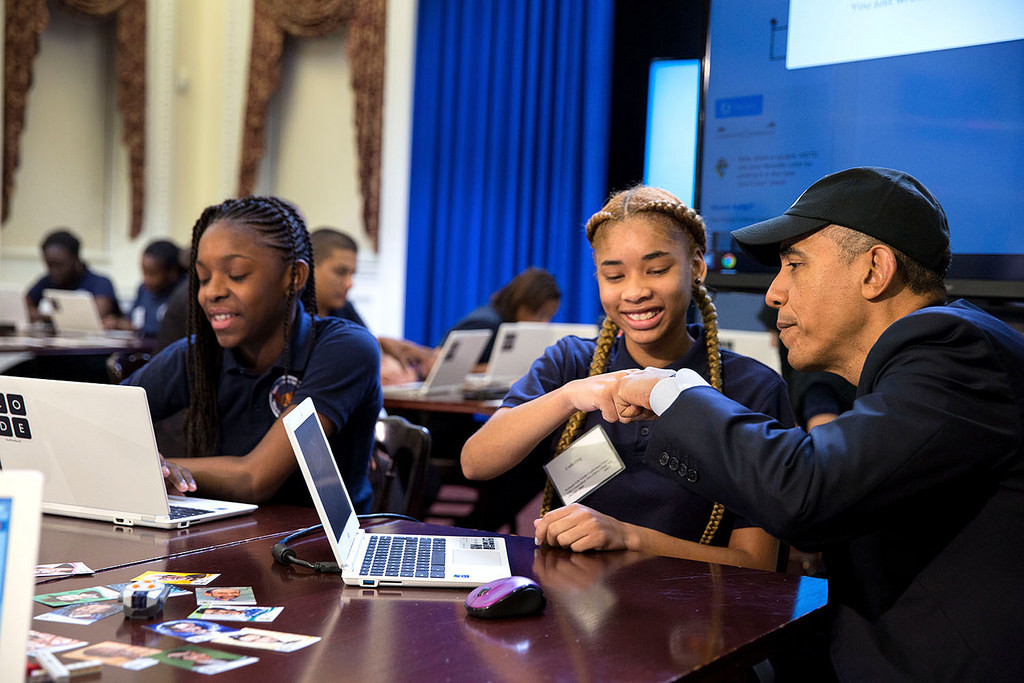 POTUS Codes - Computer Science for All. Image Courtesy: whitehouse.gov