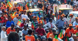BJP candidate campaign for Lok Sabha Election in Bangalore, India. Image Courtesy: scmp.com