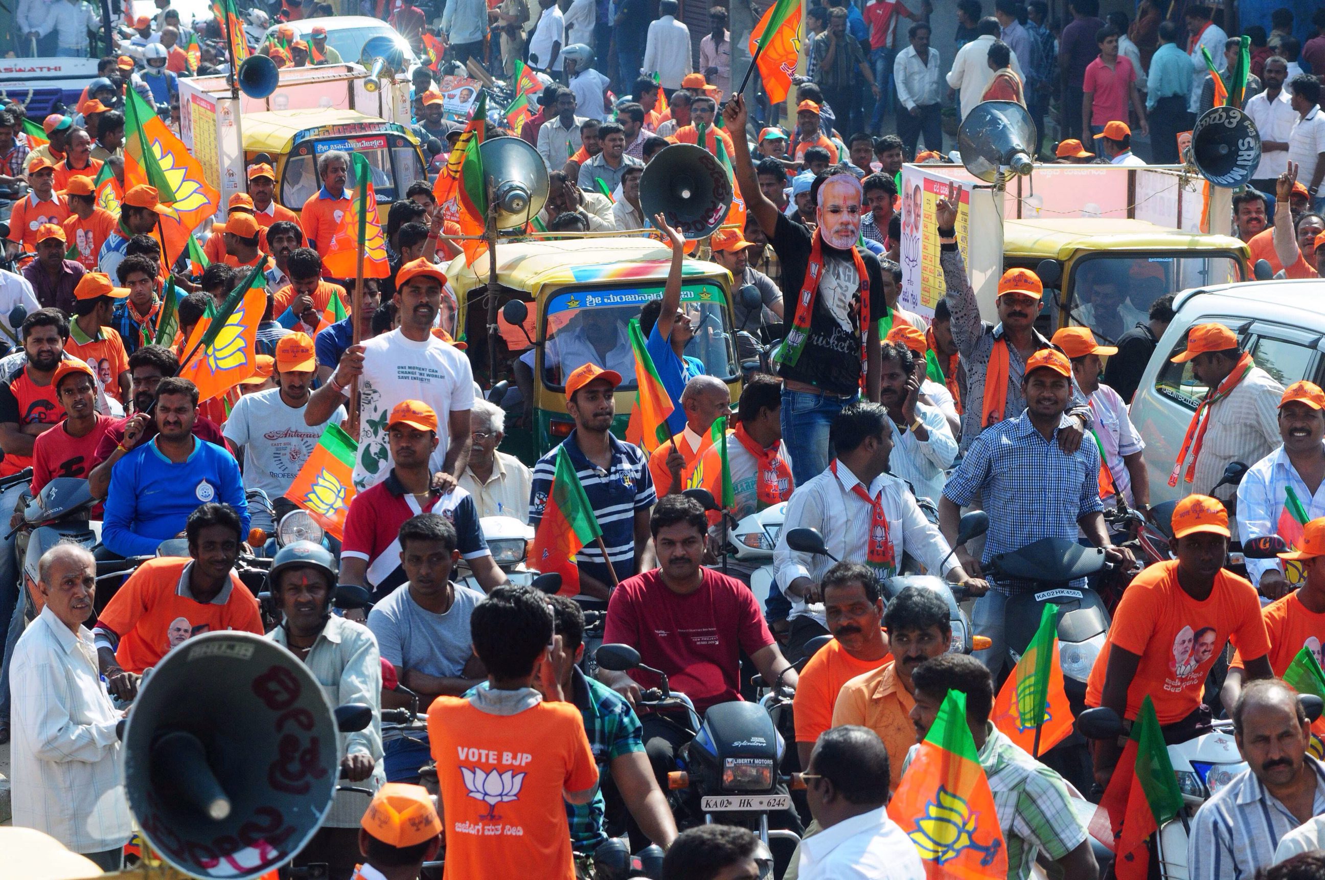BJP candidate campaign for Lok Sabha Election in Bangalore, India. Image Courtesy: scmp.com