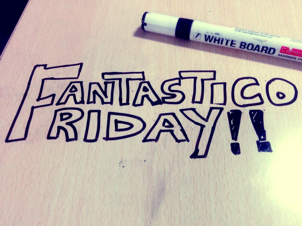 Fantastico Friday - showing off my sketching skills :P