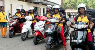 Amazon's All Women Delivery Team in Thiruvananthapuram. Image courtesy: keralaitnews.com
