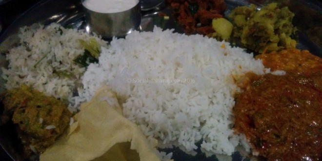 Meals at Abhiruchi, Madhapur, Hyderabad