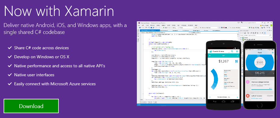 Xamarin is now free for all !