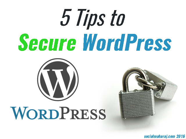 5 Tips to Secure WordPress