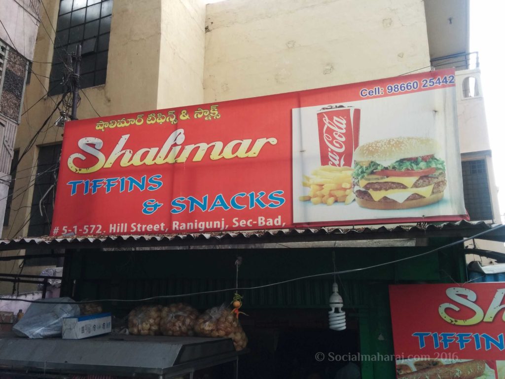 Shalimar Tiffins, Rani Gunj, Hyderabad