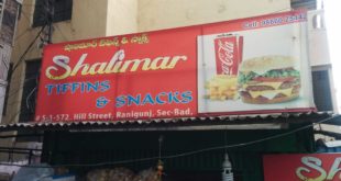 Shalimar Tiffins, Rani Gunj, Hyderabad