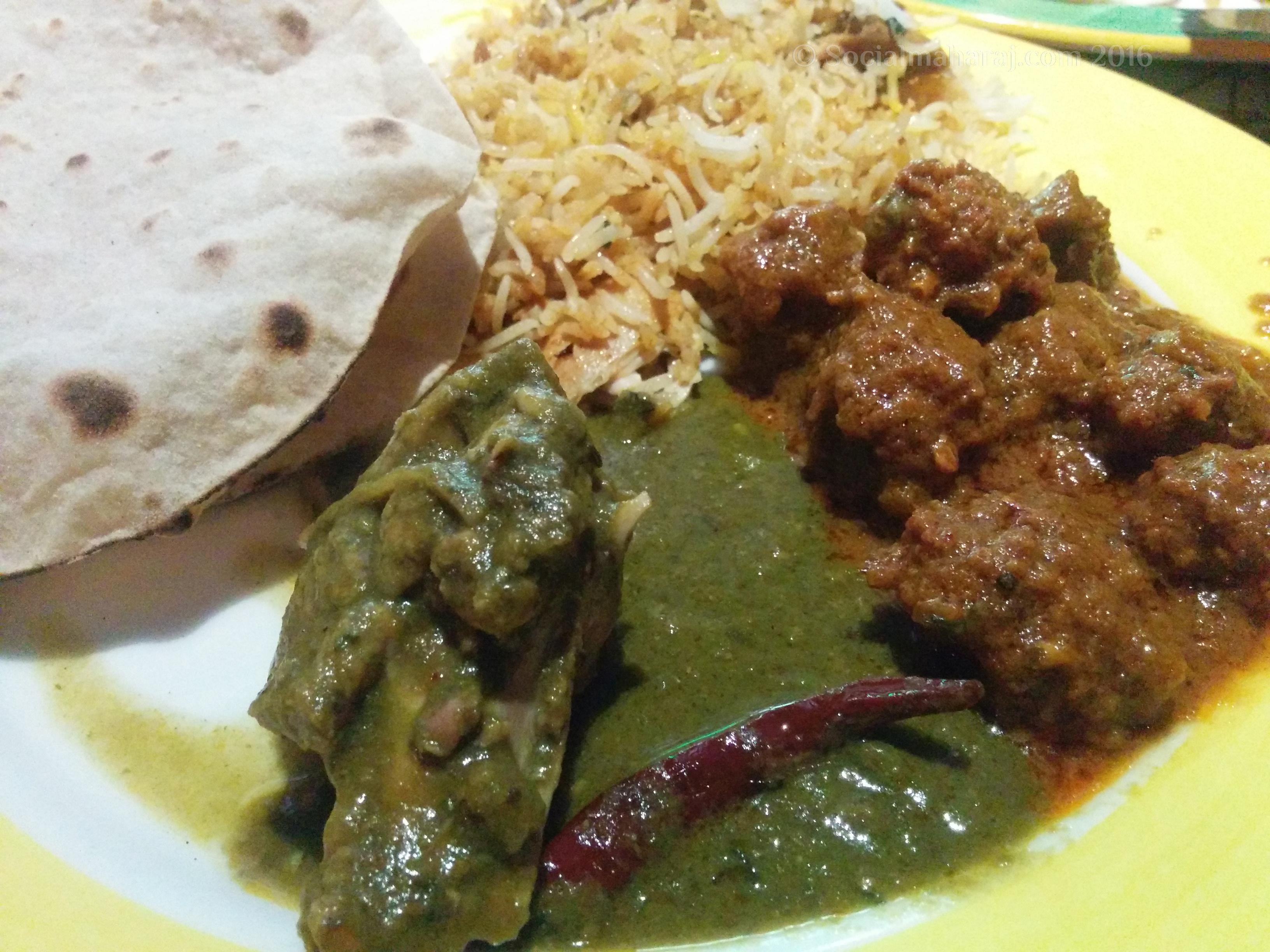 Chicken Biryani along with Chicken Curry at Nautanki Gali