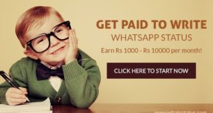 Get Paid to write WhatsApp Status Messages