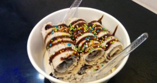 Tasty Walnut Brownie Ice Cream Roll at Frozen Factory