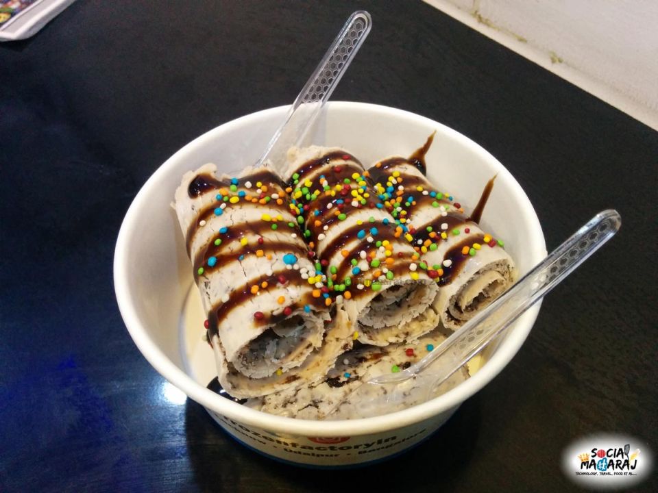 Tasty Walnut Brownie Ice Cream Roll at Frozen Factory