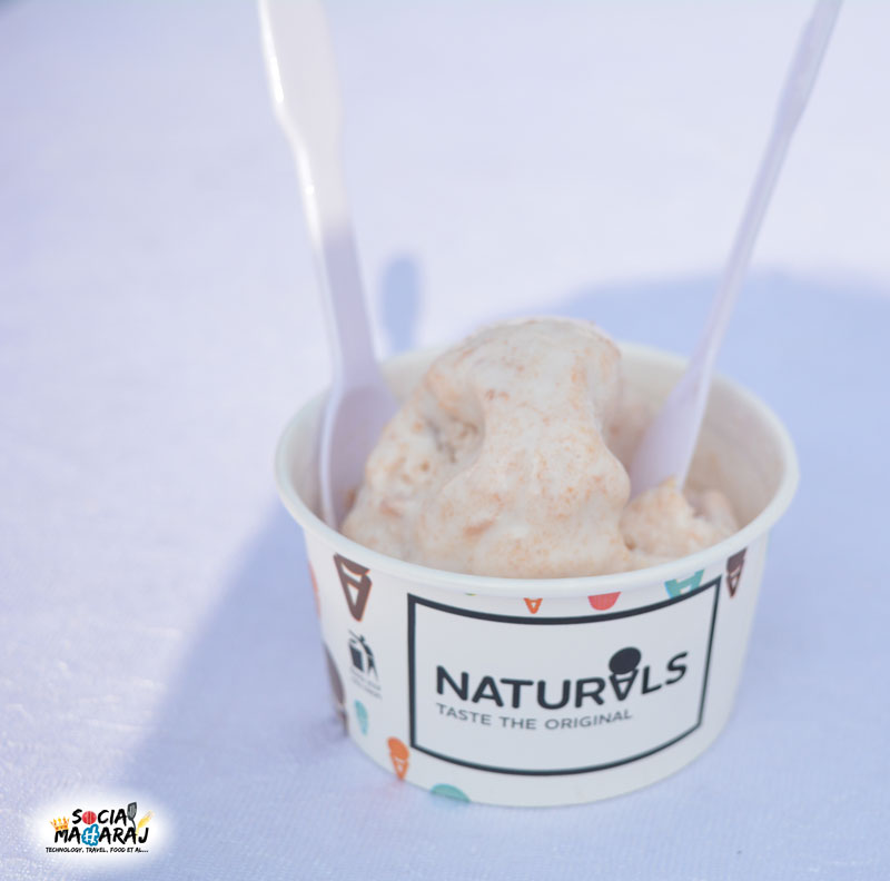 Chikoo Ice Cream from Naturals.