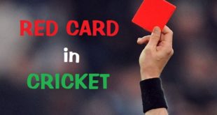 Red Card comes to Cricket