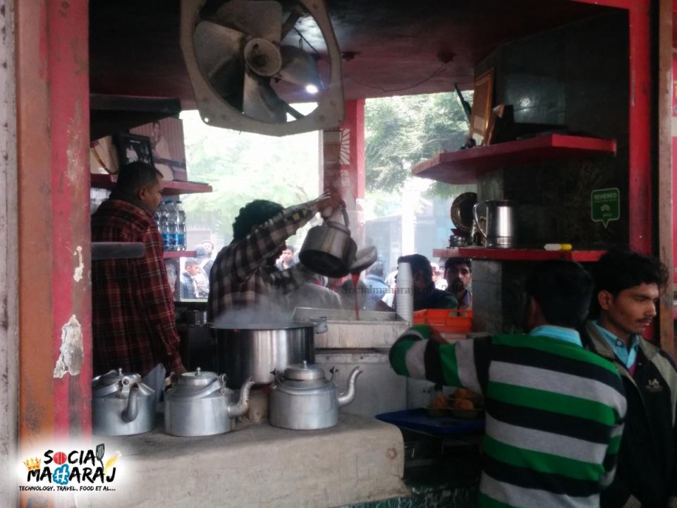 Sharma Ji making chai