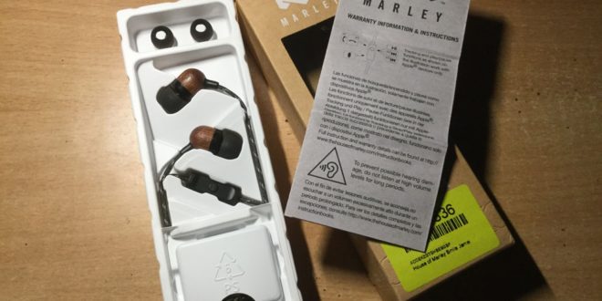 House Of Marley Smile Jamaica Ear Phones review.