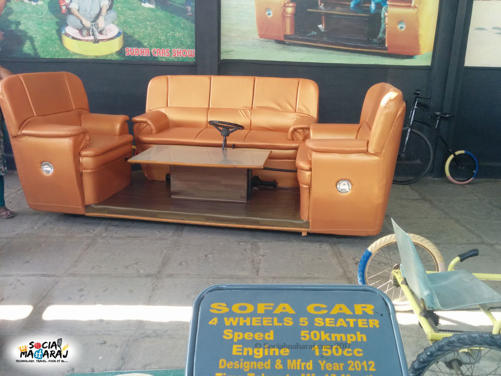 Heading out with friends ? Why not take the Sofa car !