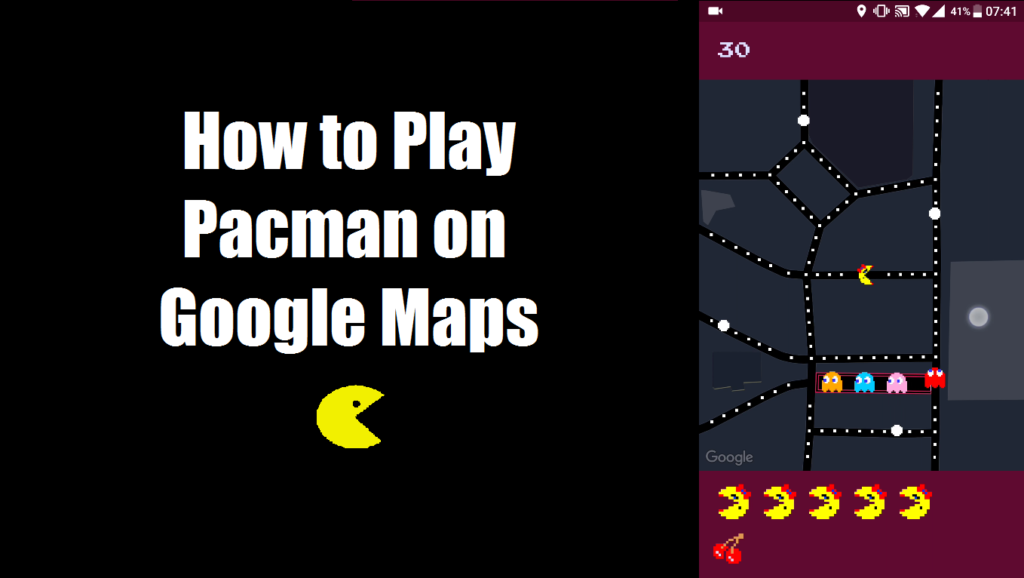 How To Play Pacman on Google Maps