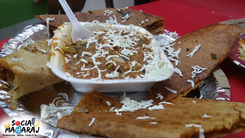 Okaish Pav Bhaji Dosa at Sri Balaji Dosa House