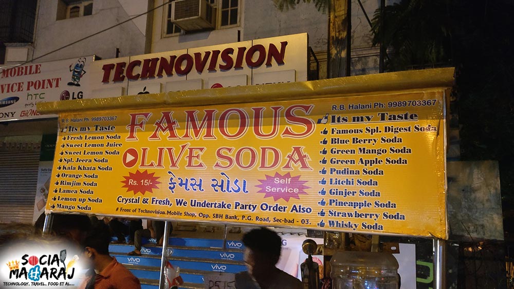 Variety of Sodas at Famous Soda.