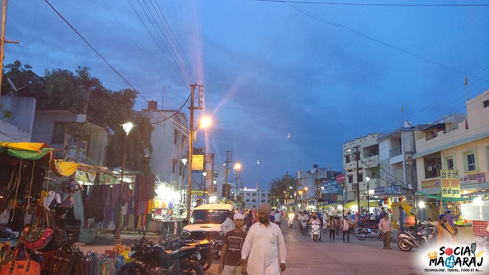 Street near Gurudwara in Nanded