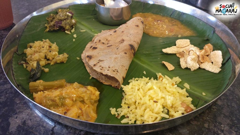 Delicious Vegetarian Organic Thali at Village Aaharam