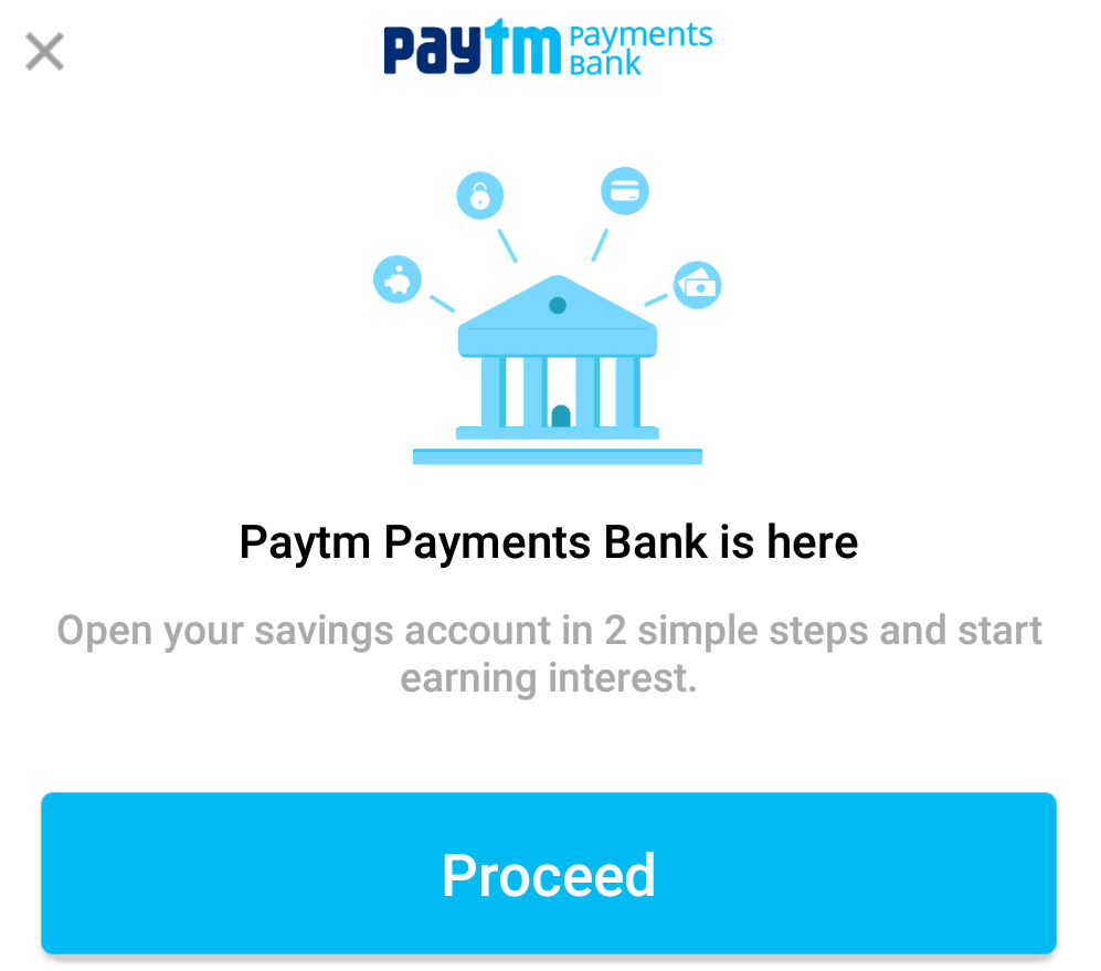 Paytm Bank now open for all.