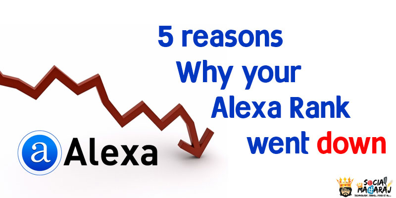 5 reasons Why your Alexa Rank wend down