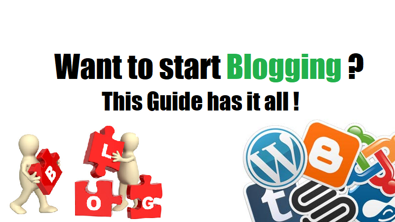 Learn how to start Blogging.