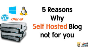 Why Self Hosted Blog is not for you