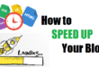 How To Speed Up your website.