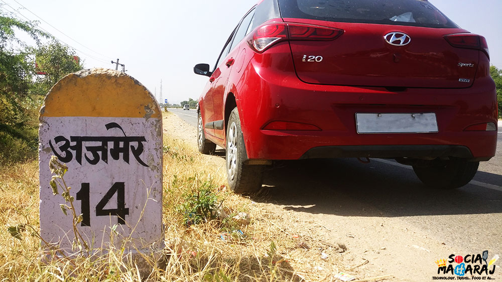 14km Milestone - Jaipur Ajmer Road Trip