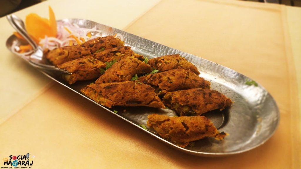 Veg. Seekh Kebab at Bluefox