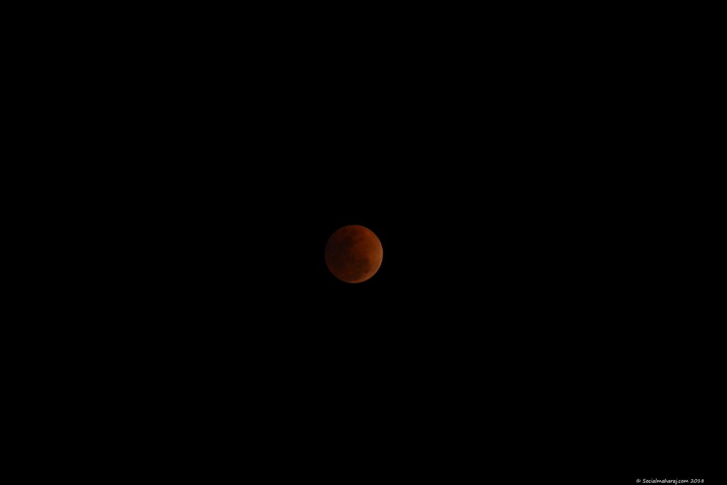 Super Blue Blood Moon in Hyderabad