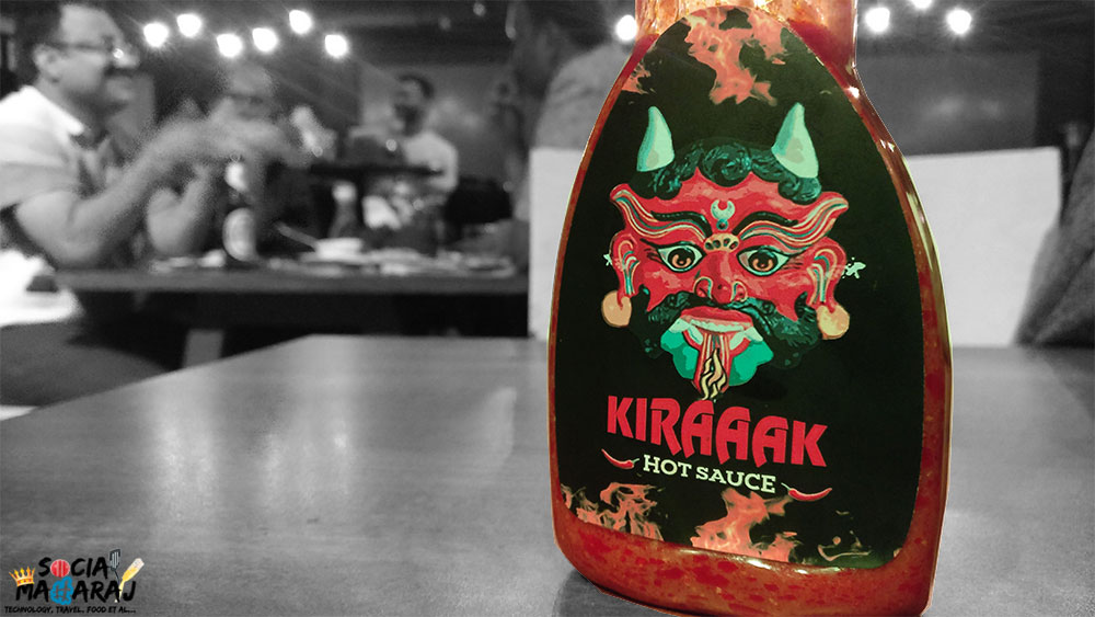 Hot Kiraak Sauce - was actually very spicy !