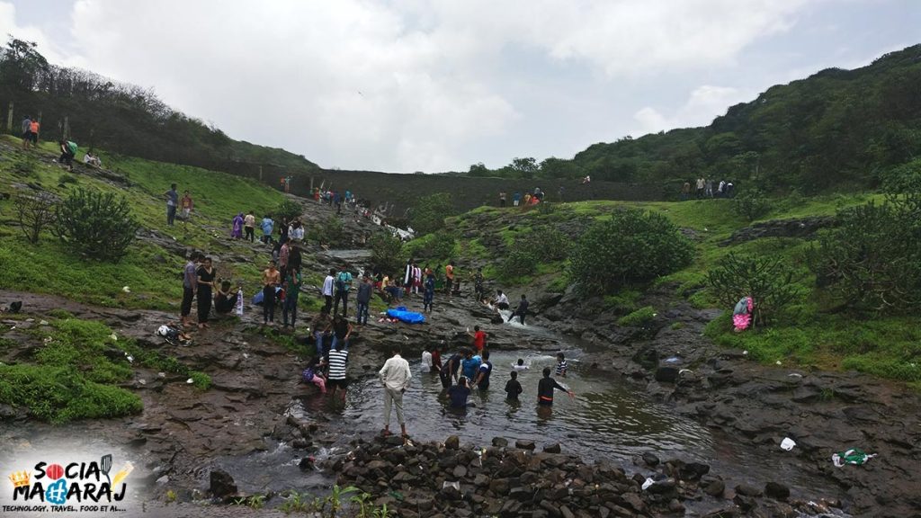 Crowd and Litter in Lonavala - Opposite Tiger Point