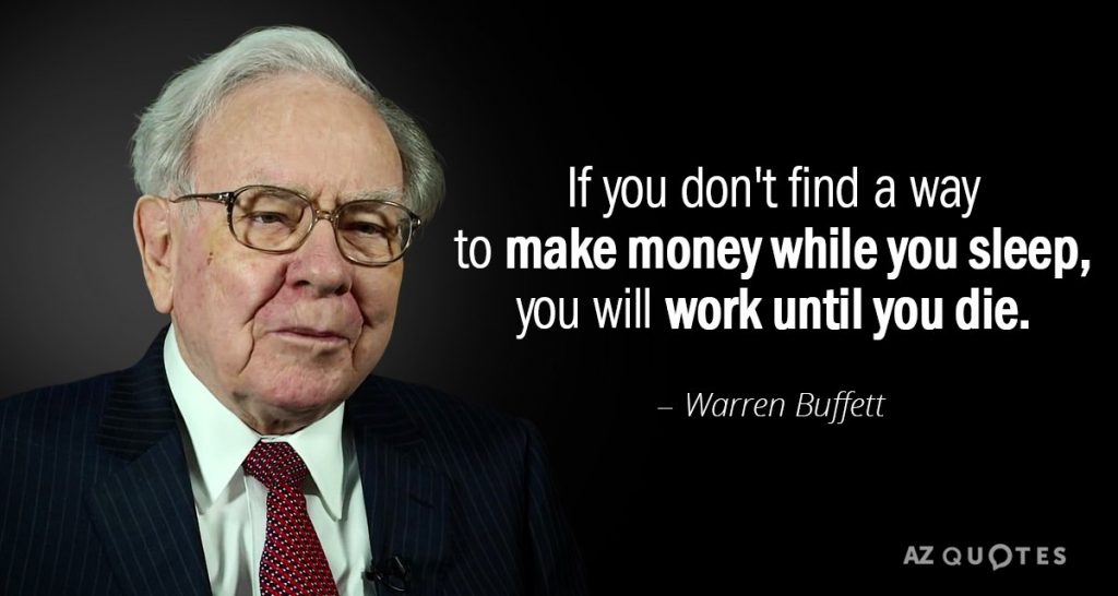 Warrent Buffett Money quote