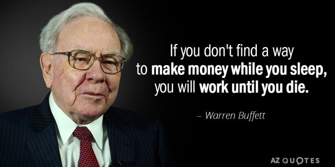 Warrent Buffett Money quote